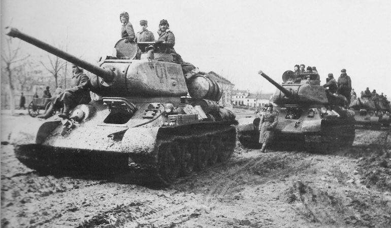 1944-1945 – Armia Czerwona wypiera Niemców z terytorium Polski