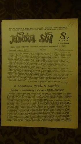 Jednoscia Silni wydanie czerwiec 1987